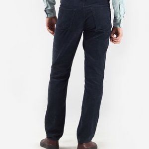 Men's Navy 5 pocket corduroy  pants, 32x32